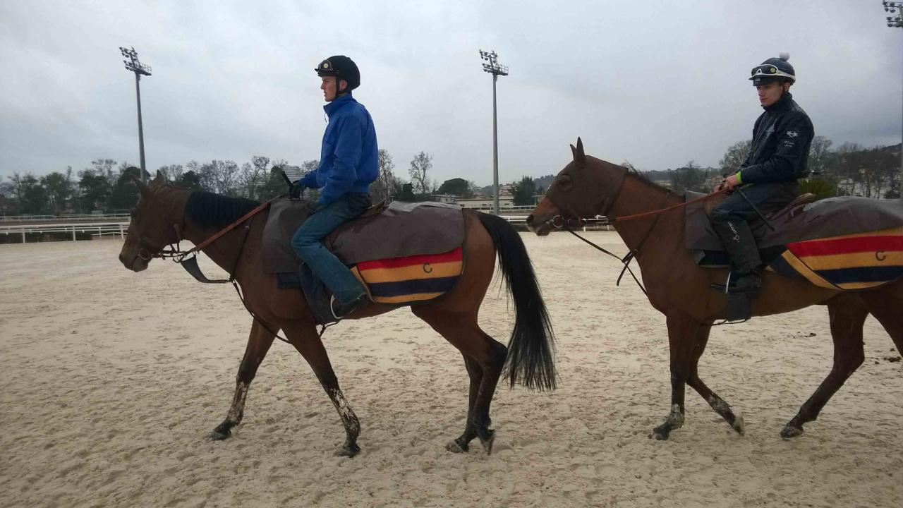 140209 Entraînement Antoine sur Blue Panis & Benjamin Cagnes