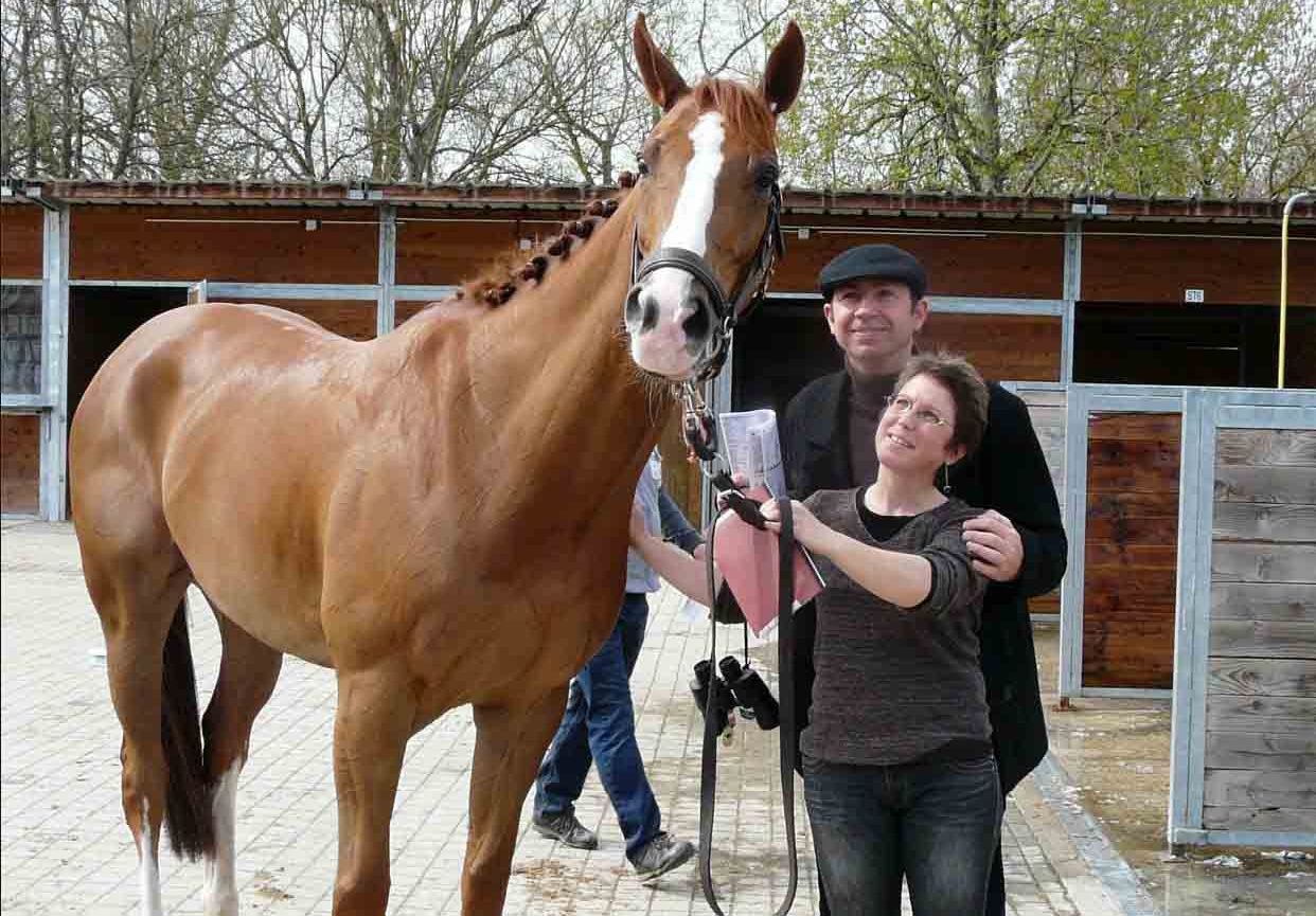 140331 Moulins - La joie du travail bien fait - Caroline et Christophe